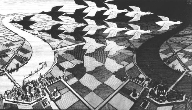 Day and Night - MC Escher